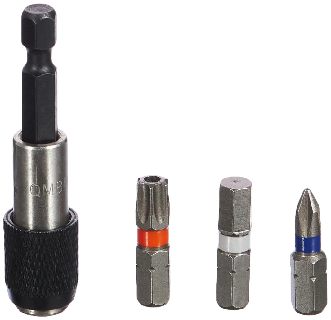 Bosch 2607017319 Professional 32-Piece Screwdriver Bit Set (Extra Hard Screwdriver Bit, Drill Driver and Screwdriver Accessories) , Silver , 13cm x 6.7cm x 4.5cm