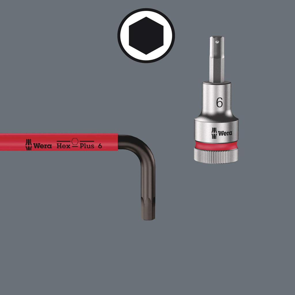 Wera 950 SPKL/9 SM N SB Multicolour BlackLaser L-Key Set, 9pc, Metric, 1.5-10mm, 05073593001, Silver