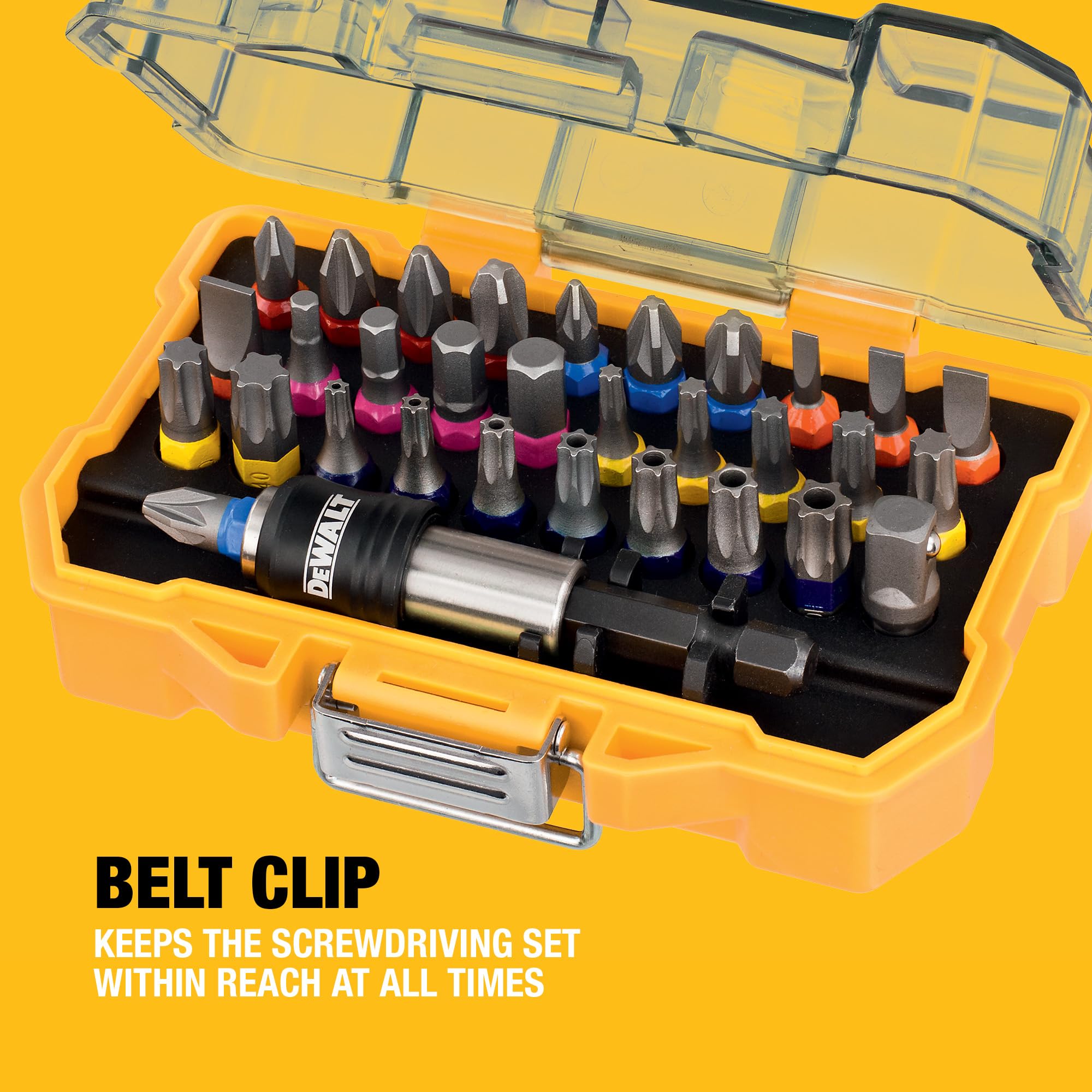 DEWALT Extra Small Tough Case High Performance Screwdriving Set 25mm (32pc), DT7969-QZ
